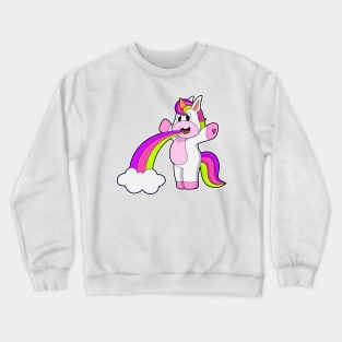 Unicorn Rainbow Clouds Crewneck Sweatshirt